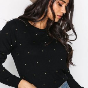 New Look Bead Embellished Jumper Svetari Black