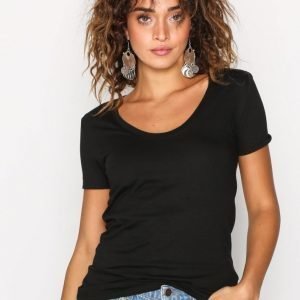 New Look D Voop Neck Tee T-Paita Black