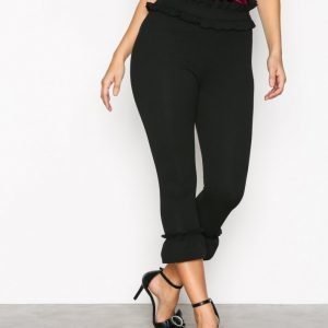 New Look Frill Trim Leggings Housut Black