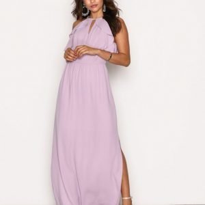 New Look Keyhole Frill Trim Maxi Dress Maksimekko Lilac