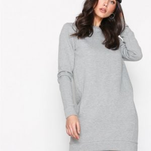 New Look Sweatshirt Dress Pitkähihainen Mekko Grey