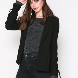 New Look Tie Sleeve Jacket Jakku Black