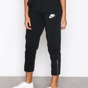 Nike Nsw Av15 Pant Snkr Housut Musta / Valkoinen