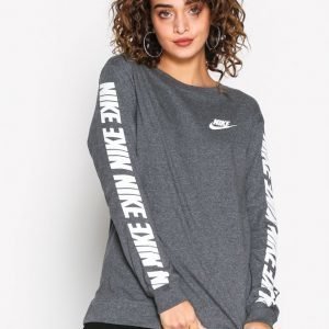 Nike Nsw Av15 Top Ls Pitkähihainen Paita Charcoal