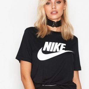 Nike Nsw Essentl Tee Hbr T-Paita Musta / Valkoinen