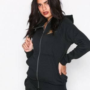 Nike Nsw Rally Hoodie Fz Merallic Huppari Musta