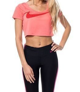 Nike Swoosh Dri-Fit Crop Top Pink