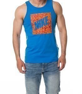 Nike Tank Palm Print Box Blue