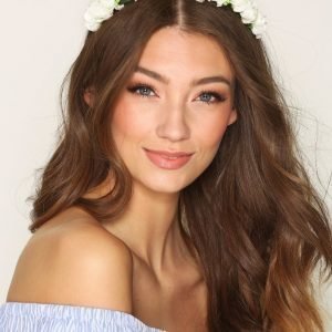 Nly Accessories Flower Crown Kukkaseppele Valkoinen