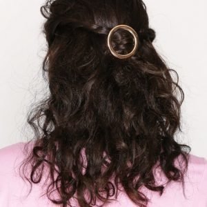 Nly Accessories Round Hairclip Hiussolki Kulta