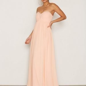 Nly Eve Sparkle Dream Gown Maksimekko Peach