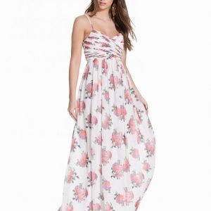 Nly Eve Wrap Bust Long Dress Maksimekko Kuviollinen