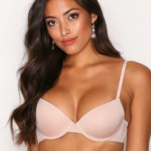 Nly Lingerie Sexy Push-Up Bra Rintaliivit Dusty Pink