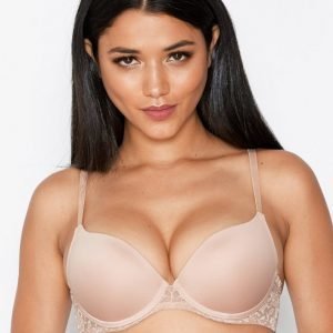 Nly Lingerie Super Push Bra Rintaliivit Champagne