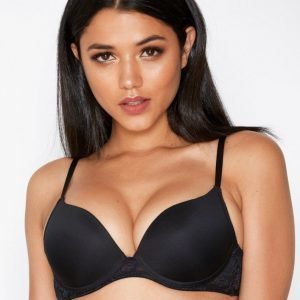 Nly Lingerie Super Push Bra Rintaliivit Musta