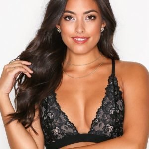 Nly Lingerie Up Top Triangle Bralette Rintaliivit Musta