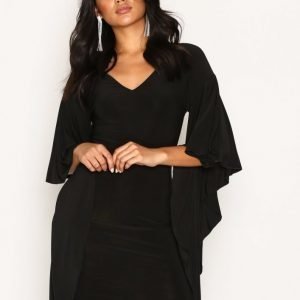 Nly One Dramatic Sleeve Dress Loose Fit Mekko Musta