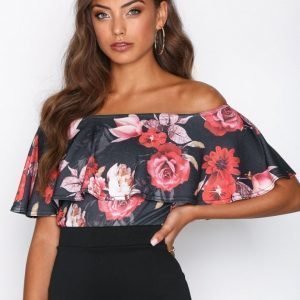 Nly One Frill Print Body Musta