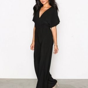 Nly One Kimono Sleeve Jumpsuit Musta