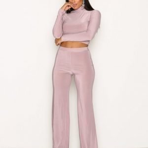 Nly One Soft Touch Set Jumpsuit Mauve