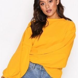 Nly Trend Big Balloon Sweat Svetari Citrus