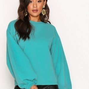 Nly Trend Big Balloon Sweat Svetari Teal