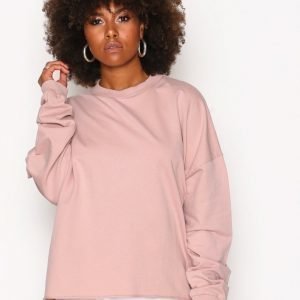 Nly Trend Bounce Back Sweat Svetari Dusty Pink