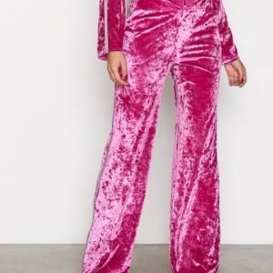 Nly Trend Brilliant Wide Pants Housut Vaaleanpunainen