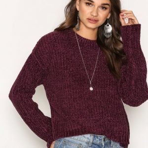 Nly Trend Chenille Sweater Neulepusero Violetti