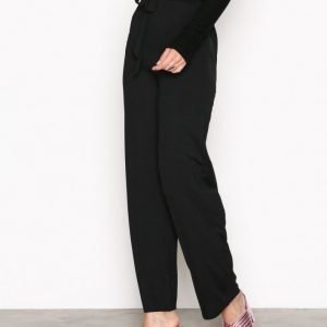 Nly Trend Dressed Wide Pants Housut Musta