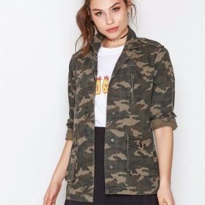 Nly Trend Field Jacket Parkatakki Maastokuvio