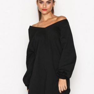 Nly Trend Flirty Shoulder Sweat Svetari Musta