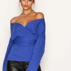 Nly Trend Front And Back Sweat Svetari Cobolt Blue