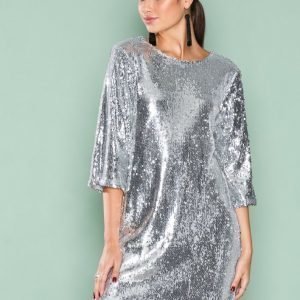 Nly Trend Hang Loose Sequin Dress Paljettimekko Hopea