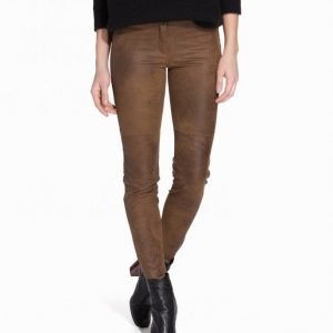 Nly Trend Imaginary Pants Housut Ruskea