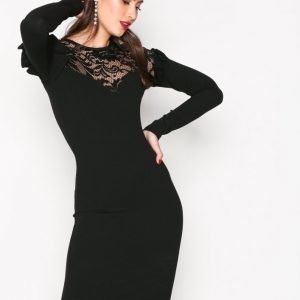 Nly Trend Lace Drop Dress Kotelomekko Musta