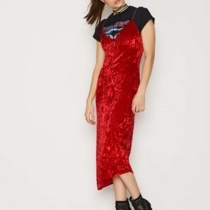 Nly Trend Lady In Red Dress Loose Fit Mekko Punainen