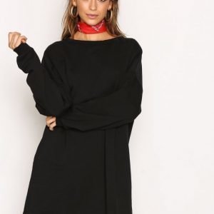 Nly Trend Long Open Back Sweat Svetari Musta