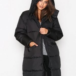 Nly Trend Long Puffer Jacket Untuvatakki Musta