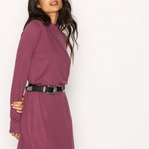 Nly Trend Loose Fit Polo Dress Loose Fit Mekko Violetti