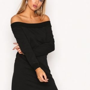 Nly Trend Off Shoulder Sweat Svetari Musta