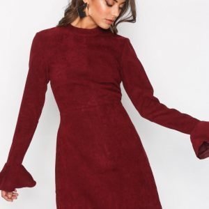 Nly Trend On And On Dress Kotelomekko Burgundy