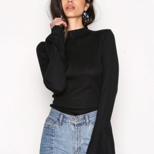 Nly Trend Perfect Sleeve Knit Neulepusero Musta