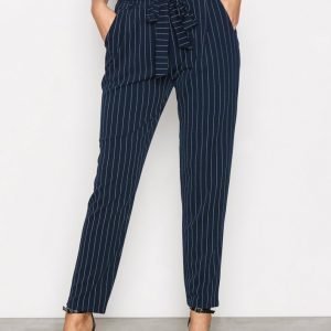 Nly Trend Printed Tie Pants Housut Stripes