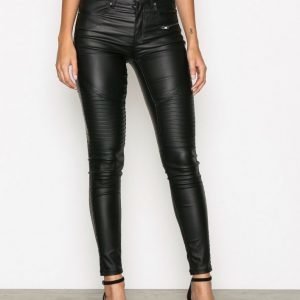 Nly Trend Ride Biker Pants Housut Musta