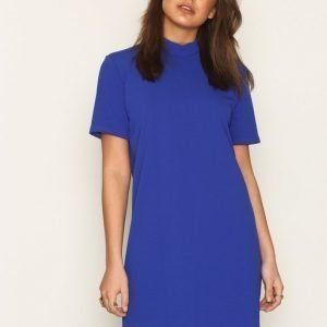 Nly Trend Scuba Crepe Dress Loose Fit Mekko Cobalt Blue