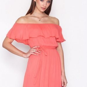 Nly Trend Singoalla Short Dress Loose Fit Mekko Peach