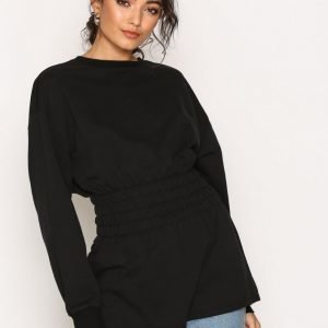 Nly Trend Smock Waist Sweat Svetari Musta