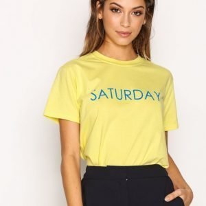 Nly Trend Statement Tee T-Paita Keltainen