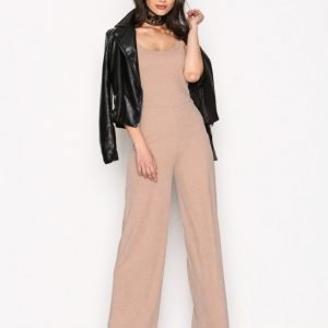 Nly Trend Strappy Jumpsuit Mushroom